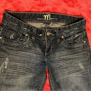Madison Denim Co. dark wash Cuffed Capri